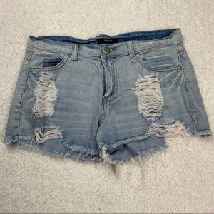 Forever 21 Womens Jean Shorts Blue Size US 25
